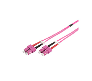 Digitus Câble de brassage multimode à fibre optique, OM4, SC / SC