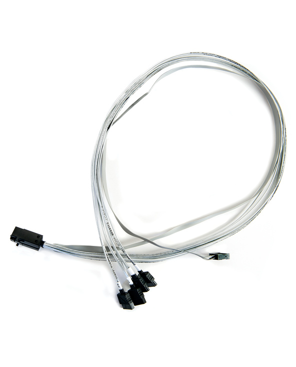 Microsemi ADAPTEC I-HDMSAS-4SATA-SB.8M 0,8 m 6 Gbit/s Gris