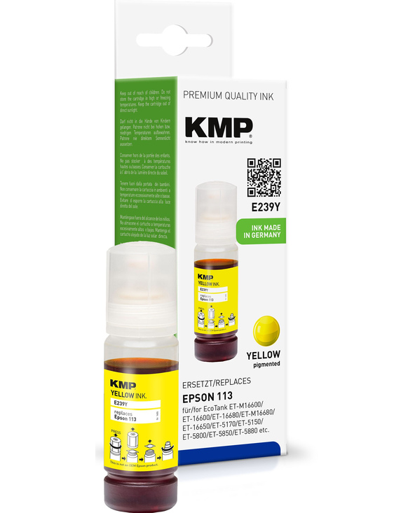 KMP 1655,0009 cartouche d'encre 1 pièce(s) Compatible Jaune