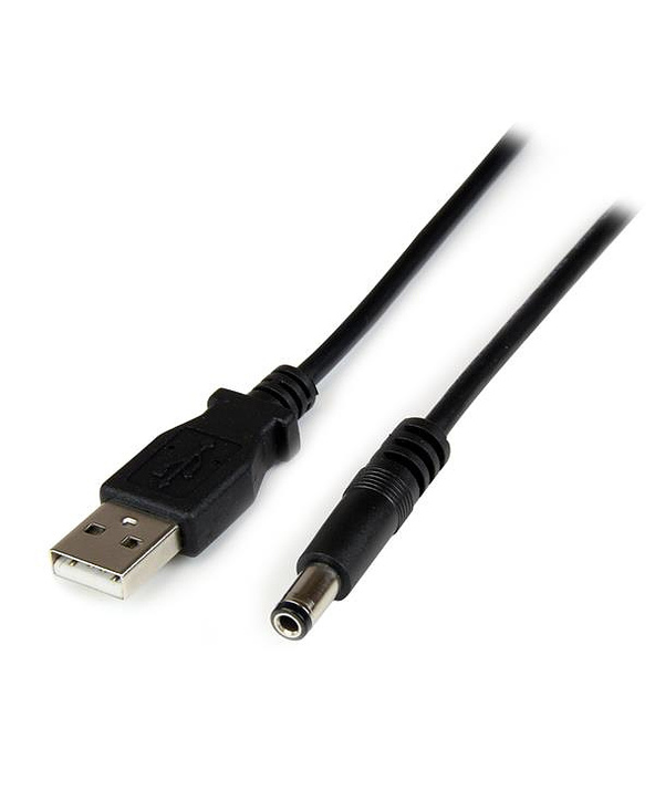 StarTech.com Câble d'alimentation USB vers connecteur annulaire de type N 5 V CC de 1 m - USB A vers V CC de 5,5 mm