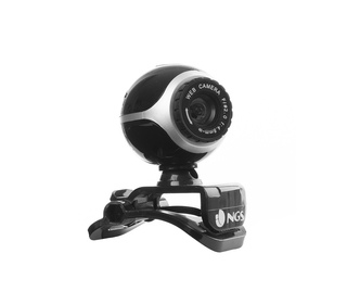 NGS Xpresscam300 webcam 8 MP 1920 x 1080 pixels USB 2.0 Noir, Argent