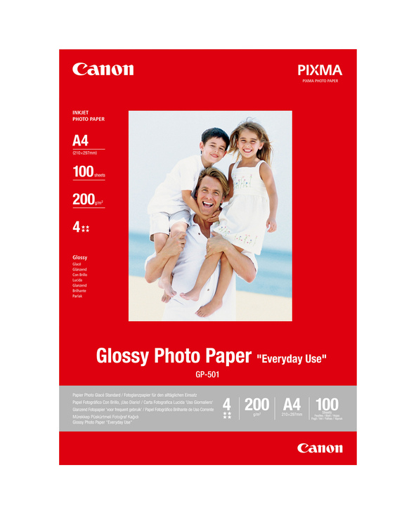 Canon Papier photo brillant A4 GP-501 - 100 feuilles