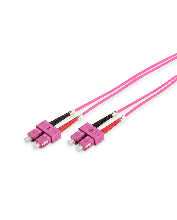 Digitus Câble de brassage multimode à fibre optique, OM4, SC / SC