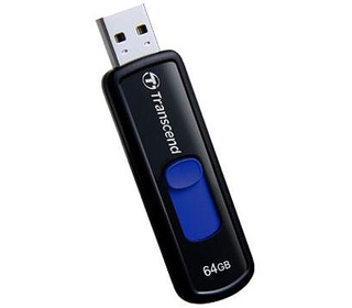 Transcend JetFlash elite JetFlash 760, 64GB lecteur USB flash 64 Go USB Type-A 3.2 Gen 1 (3.1 Gen 1) Noir, Bleu