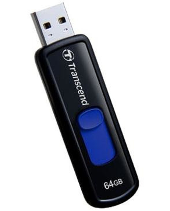 Transcend JetFlash elite JetFlash 760, 64GB lecteur USB flash 64 Go USB Type-A 3.2 Gen 1 (3.1 Gen 1) Noir, Bleu