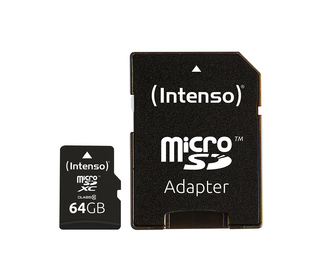Intenso 64GB MicroSDHC 64 Go MicroSDXC Classe 10