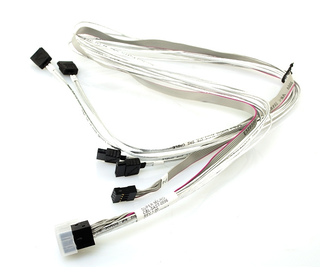 Supermicro CBL-SAST-0556 câble Serial Attached SCSI (SAS) Noir, Blanc