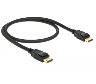 DeLOCK 85506 câble DisplayPort 0,5 m Noir