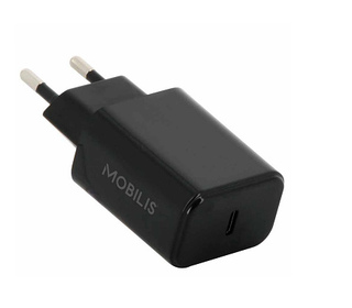 Mobilis 001341 chargeur d'appareils mobiles Smartphone, Tablette Noir Secteur Charge rapide Intérieure