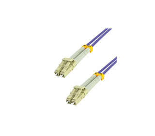 MCL FJOM4/LCLC-0.5M câble InfiniBand et à fibres optiques 0,5 m LC Violet