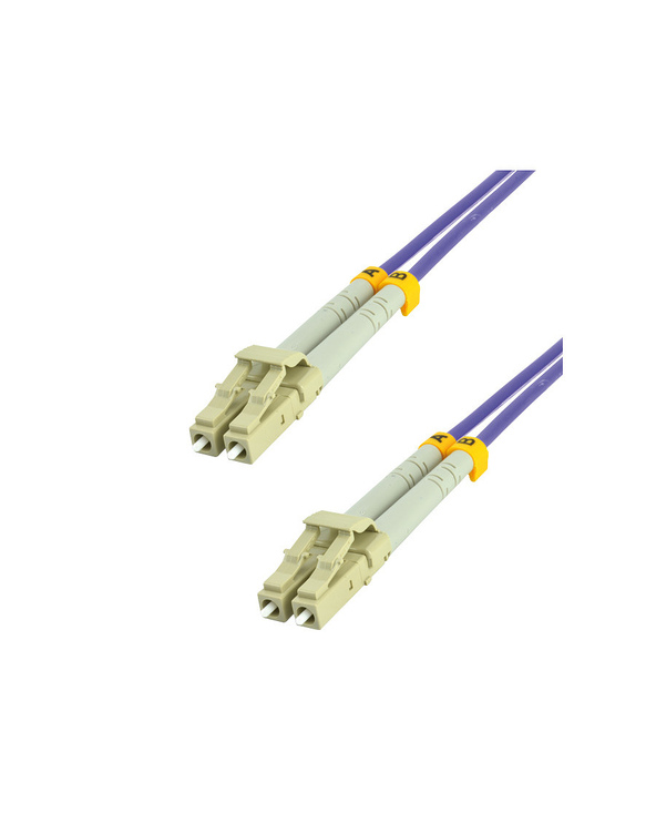 MCL FJOM4/LCLC-0.5M câble InfiniBand et à fibres optiques 0,5 m LC Violet