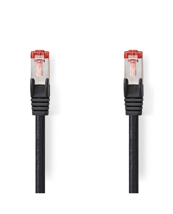 Nedis CCGL85221BK20 câble de réseau Noir 2 m Cat6 S/FTP (S-STP)