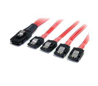 StarTech.com Câble SAS Serial Attached SCSI 1 m - SFF-8087 vers 4 SATA à verrouillage