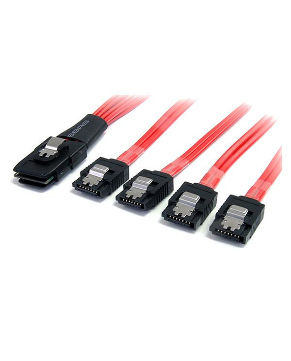 StarTech.com Câble SAS Serial Attached SCSI 1 m - SFF-8087 vers 4 SATA à verrouillage