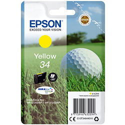 Epson Golf ball Singlepack Yellow 34 DURABrite Ultra Ink