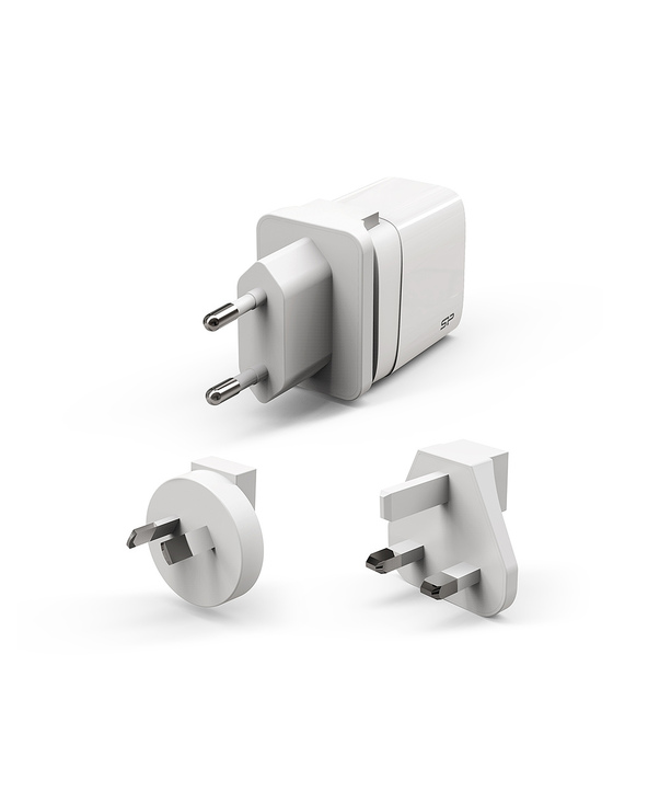 Silicon Power Boost Charger QM16 Universel Blanc Secteur Charge rapide Intérieure