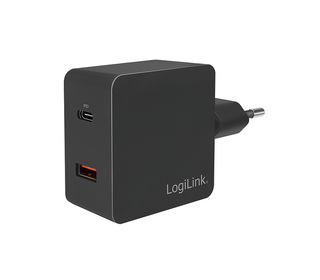 LogiLink PA0220 chargeur d'appareils mobiles Universel Noir Secteur Charge rapide Intérieure