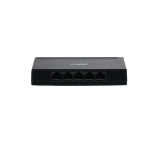 Dahua Technology Access DH-PFS3005-5GT-L commutateur réseau Non-géré L2 Gigabit Ethernet (10/100/1000) Noir