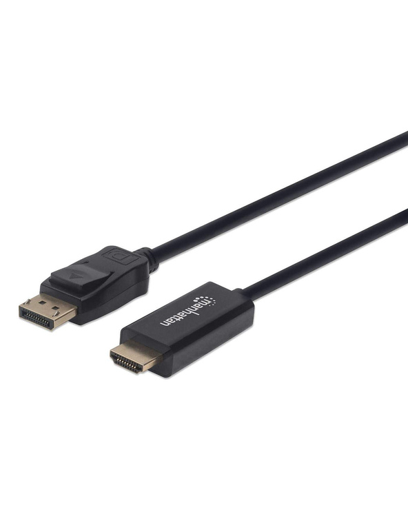 Manhattan 153201 câble vidéo et adaptateur 1,8 m DisplayPort HDMI Noir