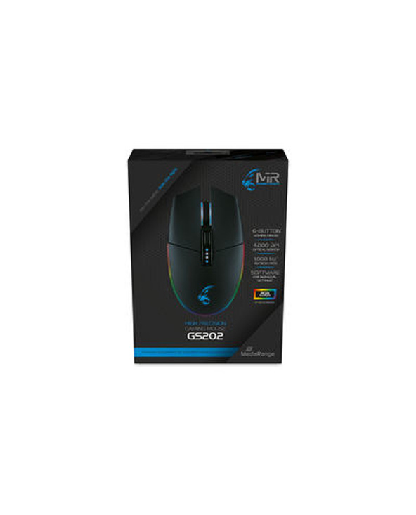 MediaRange MRGS202 souris Droitier USB Type-A Optique 4000 DPI