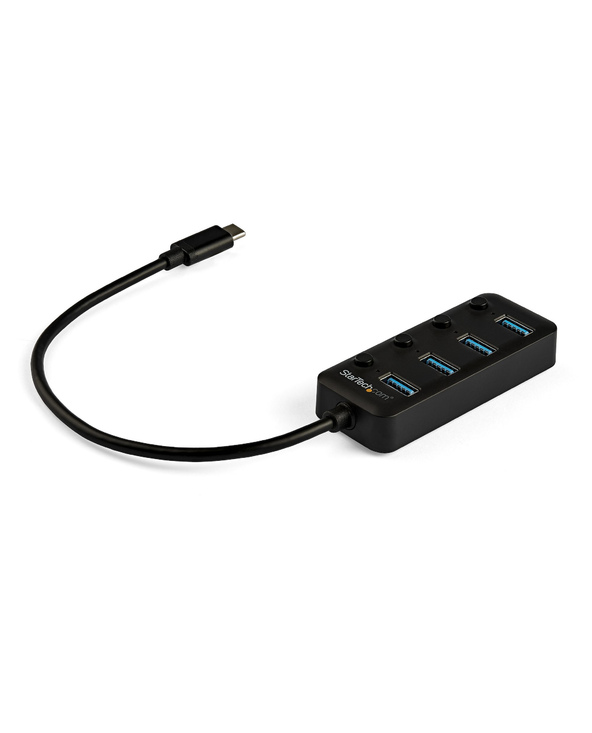 StarTech.com Hub USB 3.0 Type-C 4 Ports avec Commutateurs Individuels par Port (On/Off) - SuperSpeed USB 3.2 Gen 1 (5Gbps) - Ali