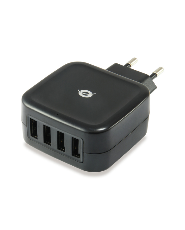 Conceptronic ALTHEA04B chargeur d'appareils mobiles Universel Noir Secteur Intérieure