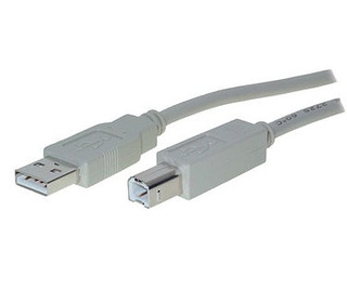 S/CONN 3m USB 2.0 A - USB 2.0 B câble USB USB A USB B Gris