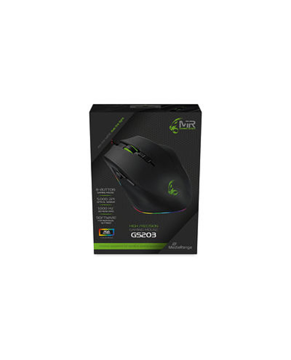 MediaRange MRGS203 souris Droitier USB Type-A Optique 5000 DPI
