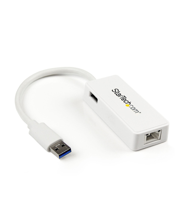 StarTech.com Adaptateur USB 3.0 vers Ethernet Gigabit - Carte Réseau Externe USB vers 1 Port RJ45 - Blanc