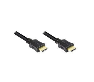 Alcasa 4514-005 câble HDMI 0,5 m HDMI Type A (Standard) Noir