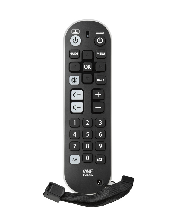 One For All Comfort Zapper + télécommande IR Wireless TV Appuyez sur les boutons