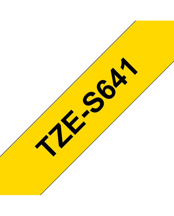 Brother TZE-S641 ruban d'étiquette Noir sur jaune TZ