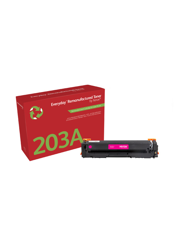 Everyday Toner remanufacturé Magenta  de Xerox compatible avec HP 203A (CF543A), Capacité standard