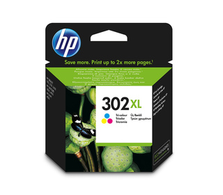 HP 302XL Cartouche d’encre trois couleurs grande capacité authentique