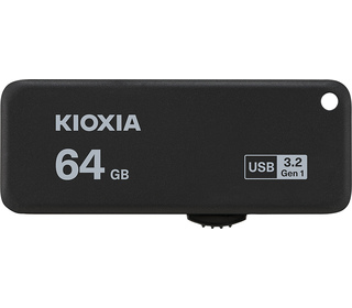 Kioxia TransMemory U365 lecteur USB flash 64 Go USB Type-A 3.2 Gen 1 (3.1 Gen 1) Noir