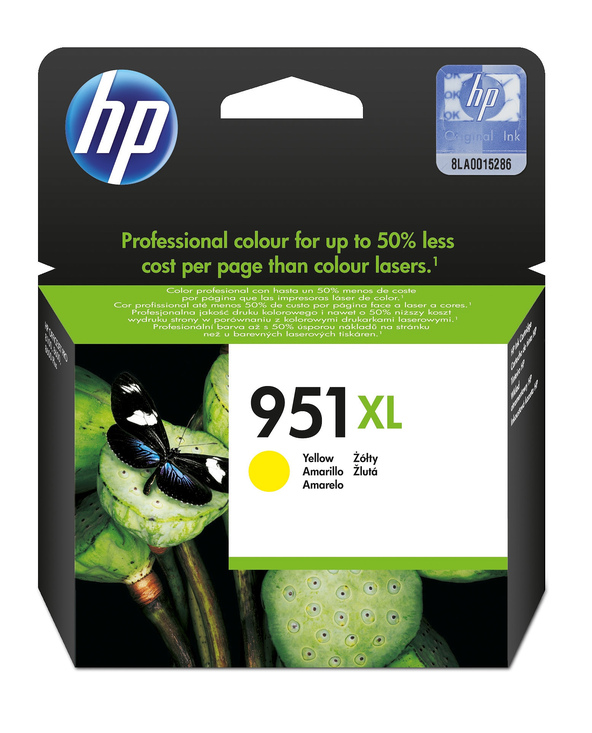 HP 951XL cartouche d'encre jaune grande capacité authentique