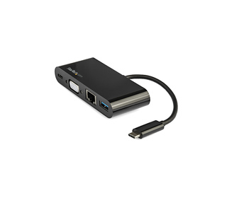 StarTech.com Adaptateur Multiport USB-C - Mini Dock USB-C avec Sortie Vidéo VGA 1080p - Power Delivery Passthrough 60W - USB 3.1