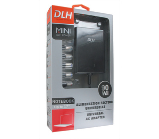 DLH DY-AI1839N adaptateur de puissance & onduleur Intérieure 90 W Noir