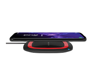RealPower FreeCharge-10 Smartphone Noir, Rouge Recharge sans fil Charge rapide Intérieure