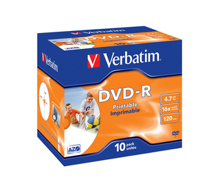 Verbatim 43521 DVD vierge 4,7 Go DVD-R 10 pièce(s)