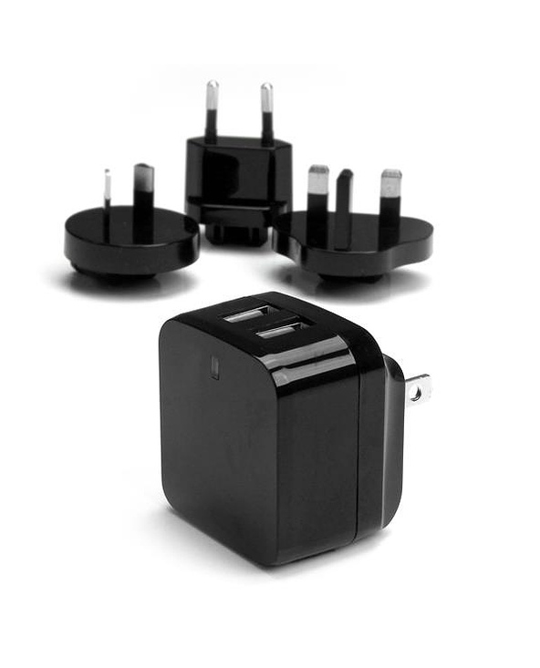 StarTech.com Chargeur mural USB à 2 ports - Haute puissance (17 W / 3,4 A) - Chargeur de voyage international