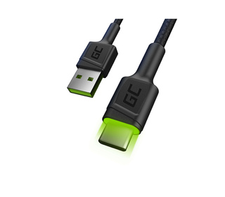 Green Cell KABGC06 câble USB 1,2 m USB A USB C Noir