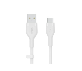 Belkin BOOST↑CHARGE Flex câble USB 2 m USB 2.0 USB C Blanc