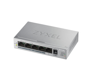 Zyxel GS1005HP Non-géré Gigabit Ethernet (10/100/1000) Connexion Ethernet, supportant l'alimentation via ce port (PoE) Argent