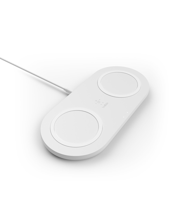 Belkin WIZ002VFWH chargeur d'appareils mobiles Universel Blanc USB Recharge sans fil Charge rapide Intérieure