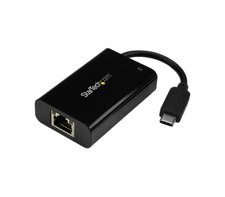 StarTech.com Adaptateur/Convertisseur USB C vers Gigabit Ethernet avec PD 2.0 - 1Gbps USB 3.1 Type C vers RJ45 LAN avec Alimenta