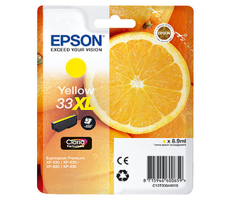 Epson Oranges C13T33644010 cartouche d'encre 1 pièce(s) Original Jaune