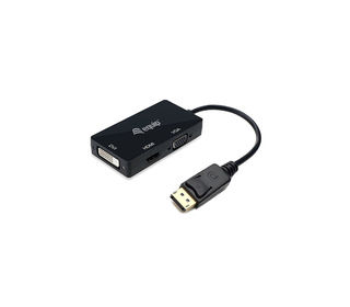 Equip 133441 câble vidéo et adaptateur 0,24 m DisplayPort DVI-D + VGA (D-Sub) + HDMI Noir