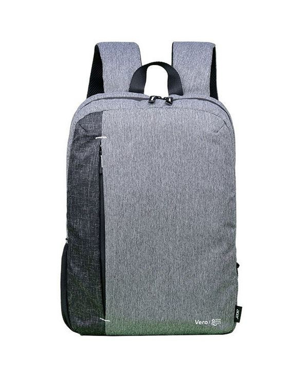 Acer Vero OBP sac à dos Sac à dos normal Gris Plastique, Polyéthylène téréphthalate (PET), Polyester recyclé