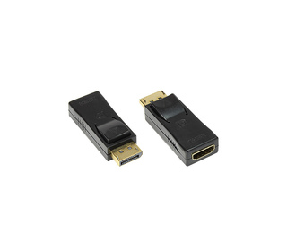 Alcasa HDMI - DisplayPort F/M Noir